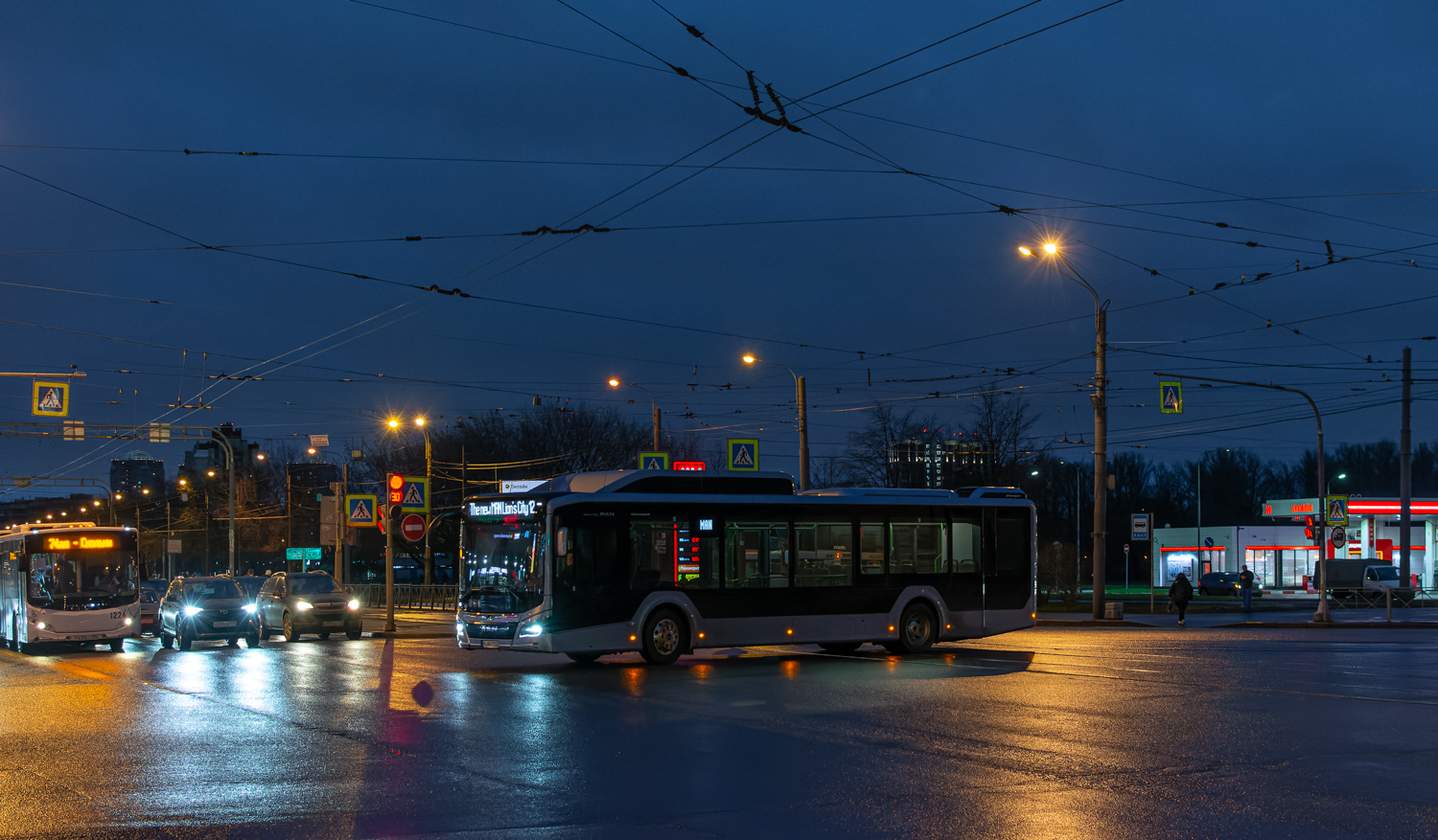 Saint Petersburg, MAN 12C Lion's City 12 G NL320 EfficientHybrid # M-AN 7152