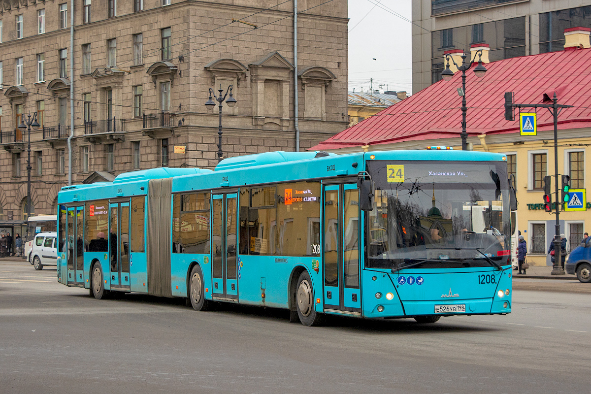 Saint Petersburg, MAZ-216.066 # 1208