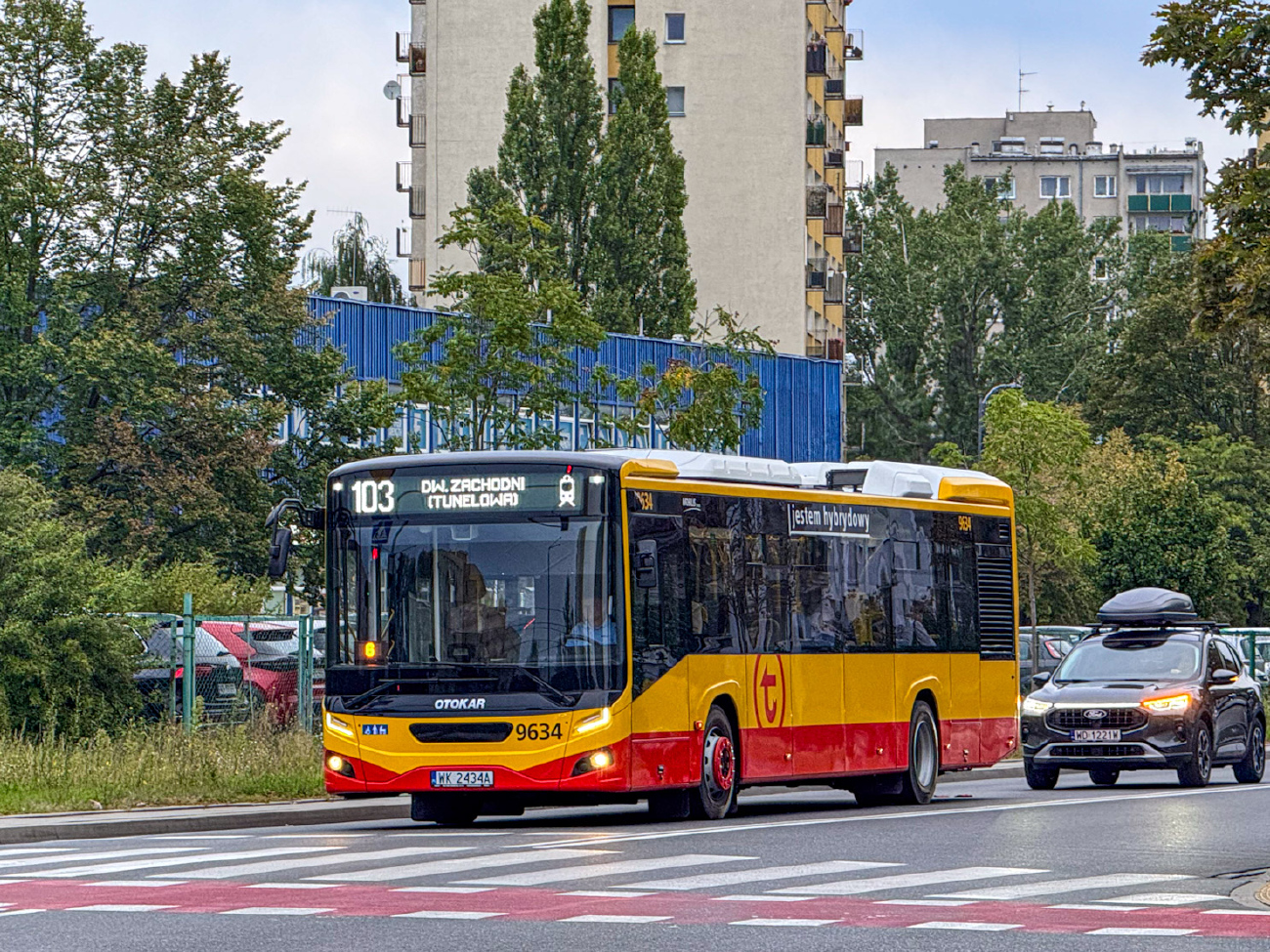 Warszawa, Otokar Kent C 12 Hybrid # 9634