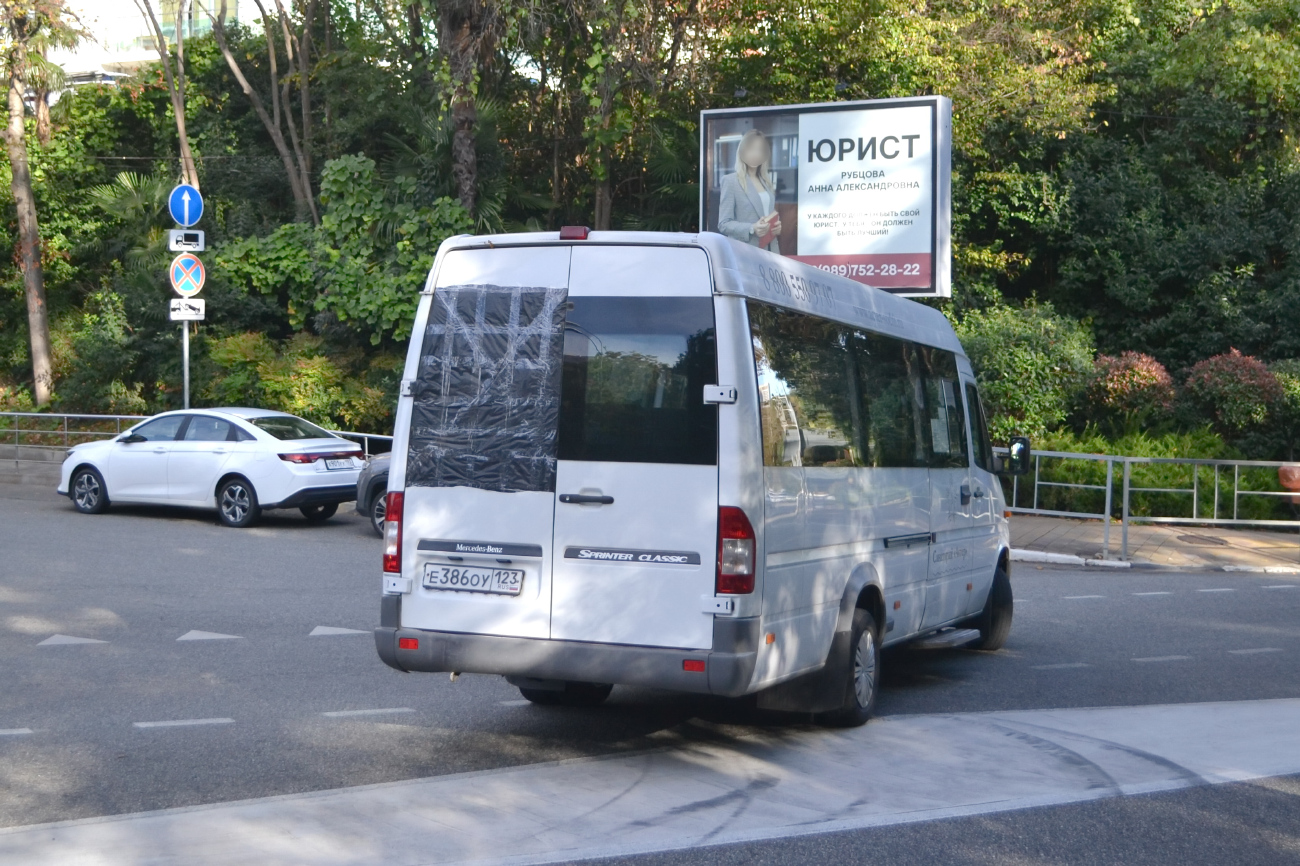 Sochi, Luidor-223203 (MB Sprinter Classic) # Е 386 ОУ 123