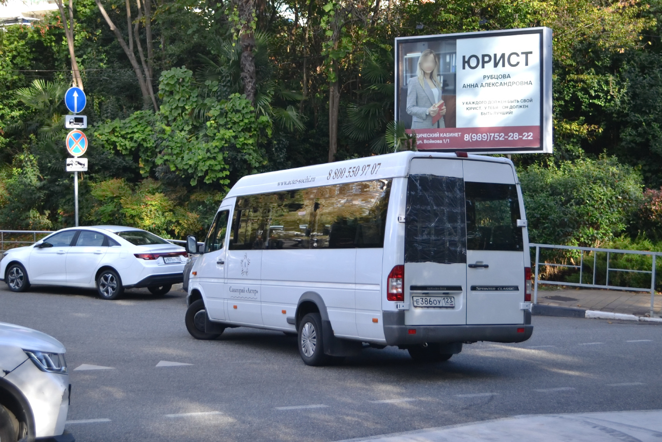 Sochi, Luidor-223203 (MB Sprinter Classic) # Е 386 ОУ 123