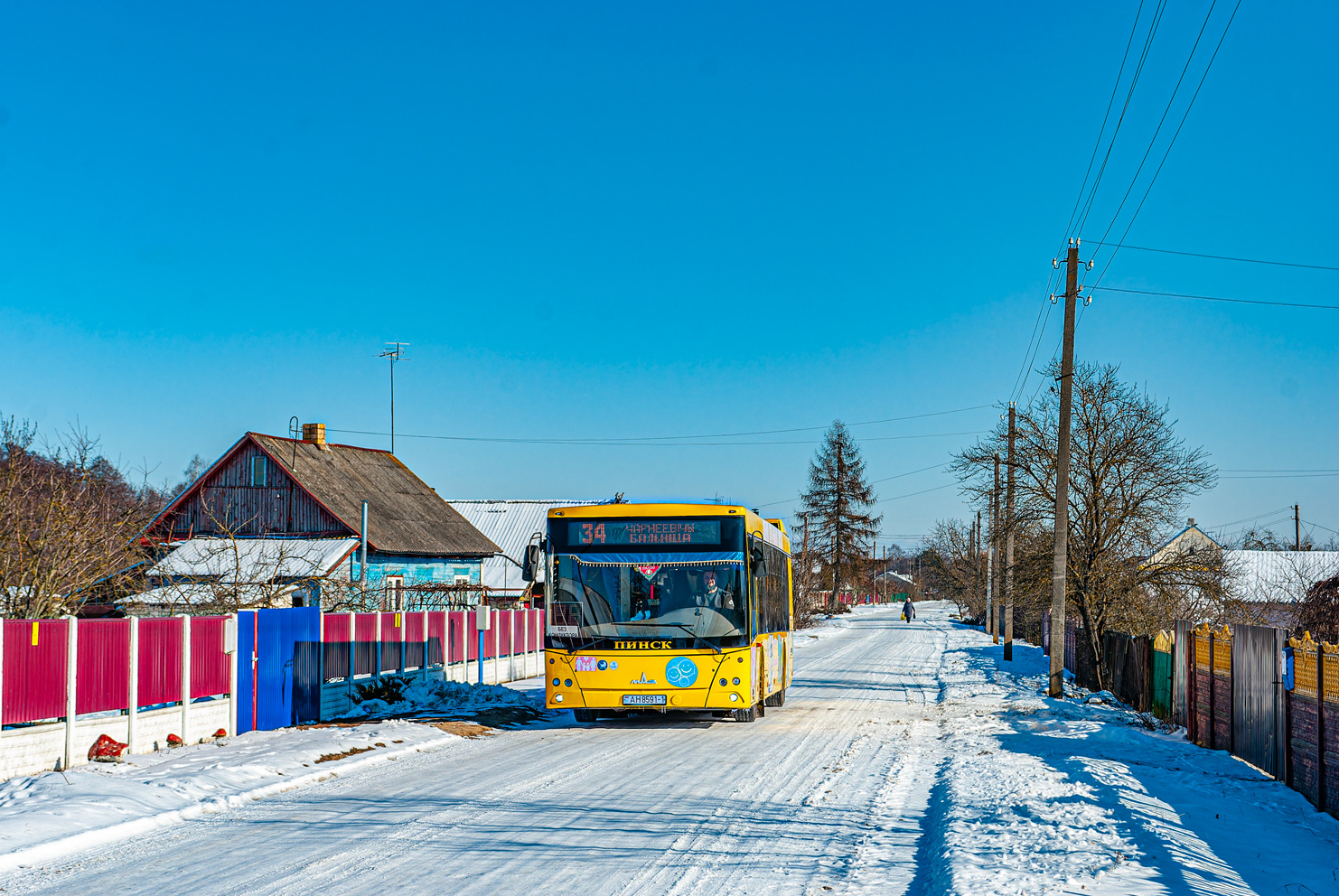 Pinsk, MAZ-203.016 # 45314