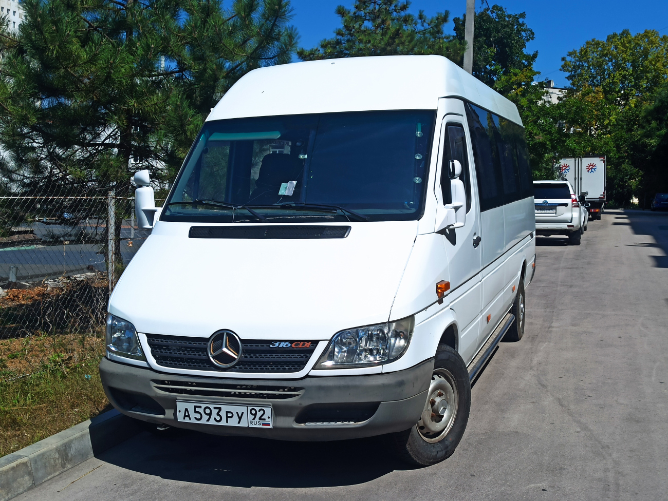 Sevastopol, Mercedes-Benz Sprinter W903 316CDI # А 593 РУ 92