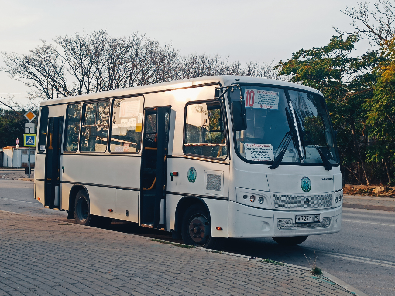 Sevastopol, PAZ-320402-04 "Vector" # А 727 РН 92