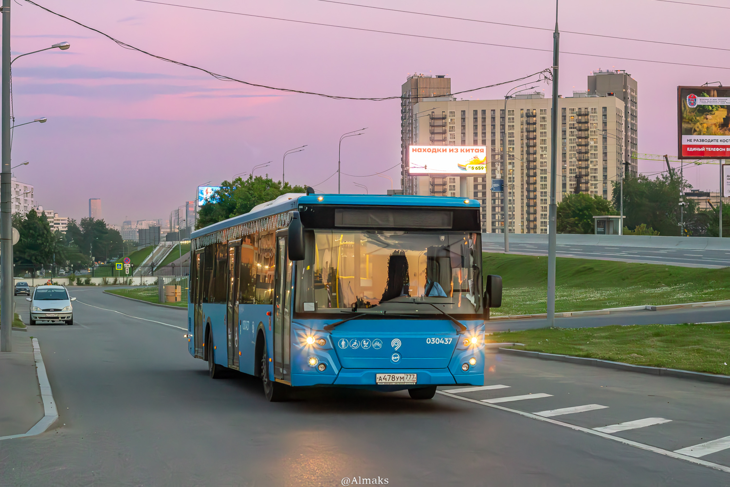 Moscow, LiAZ-5292.22 # 030437