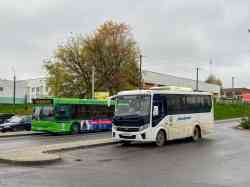 Dziarzhynsk, MAZ-103.486 # АС 2925-5; Dziarzhynsk, PAZ-320405-04 "Vector Next" # АХ 9228-5; Dziarzhynsk &mdash; Terminus stops